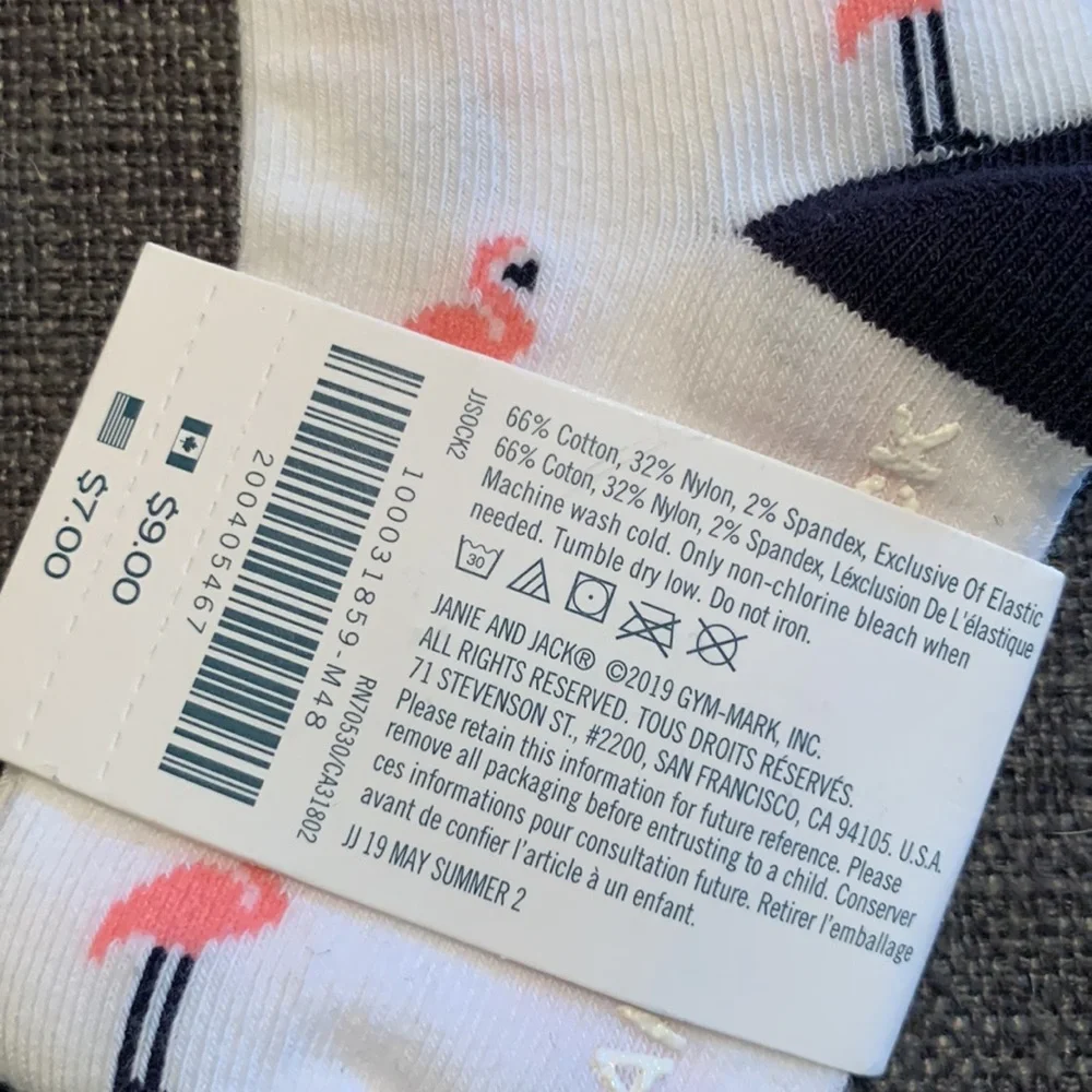 Janie and Jack Baby Girl Bundle 3 Pair of Socks